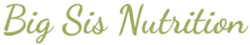 Big Sis Nutrition logo